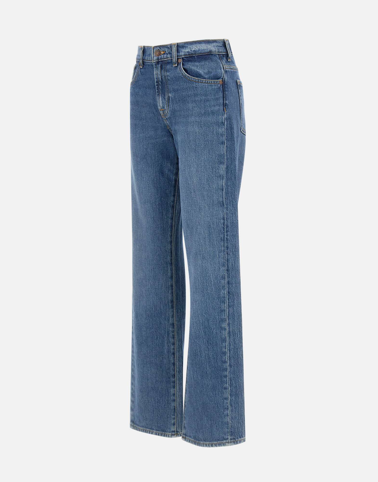 7 For All Mankind Straight-leg Jeans In Blue