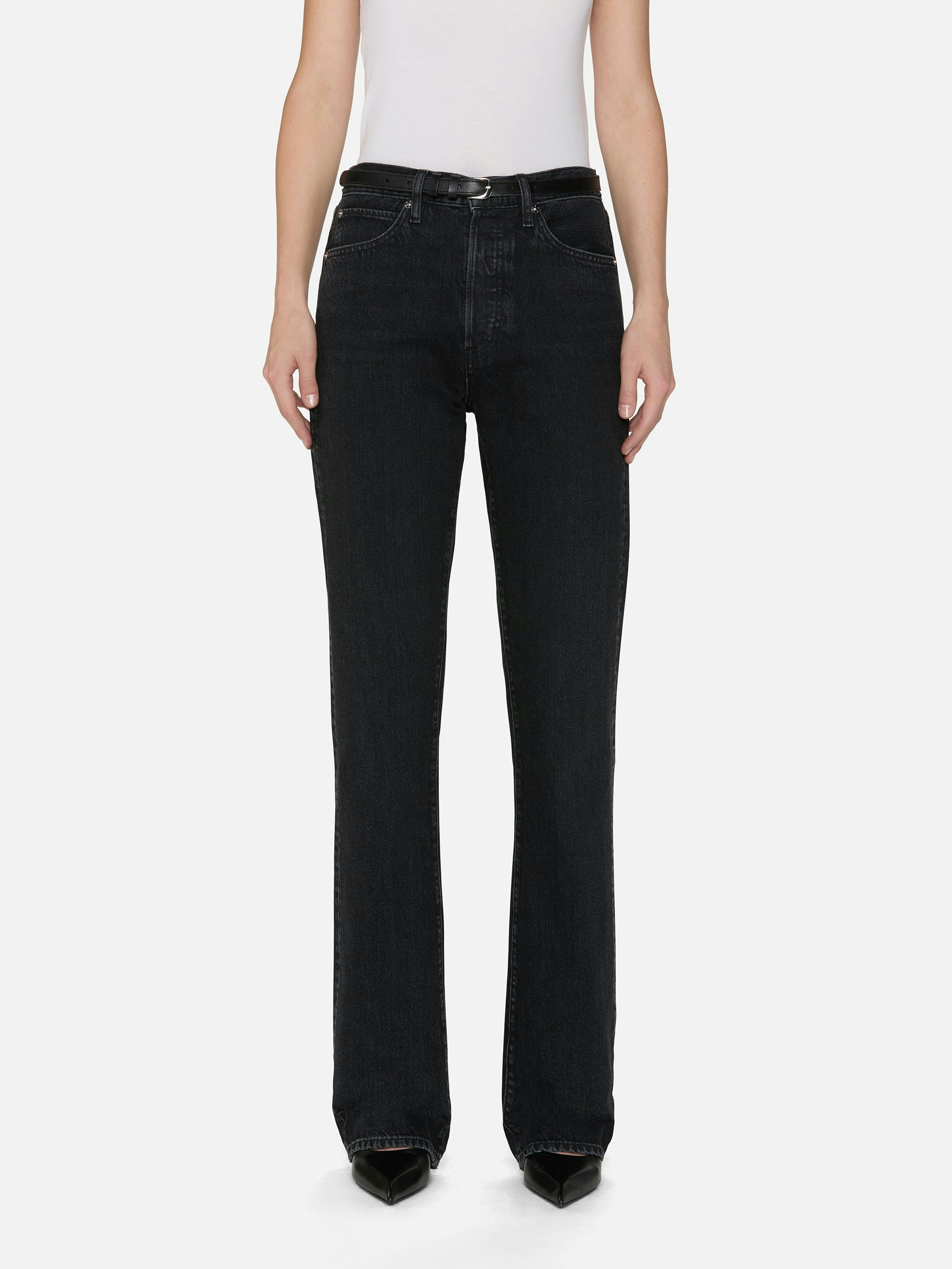 Frame Jeans With Belt Loops