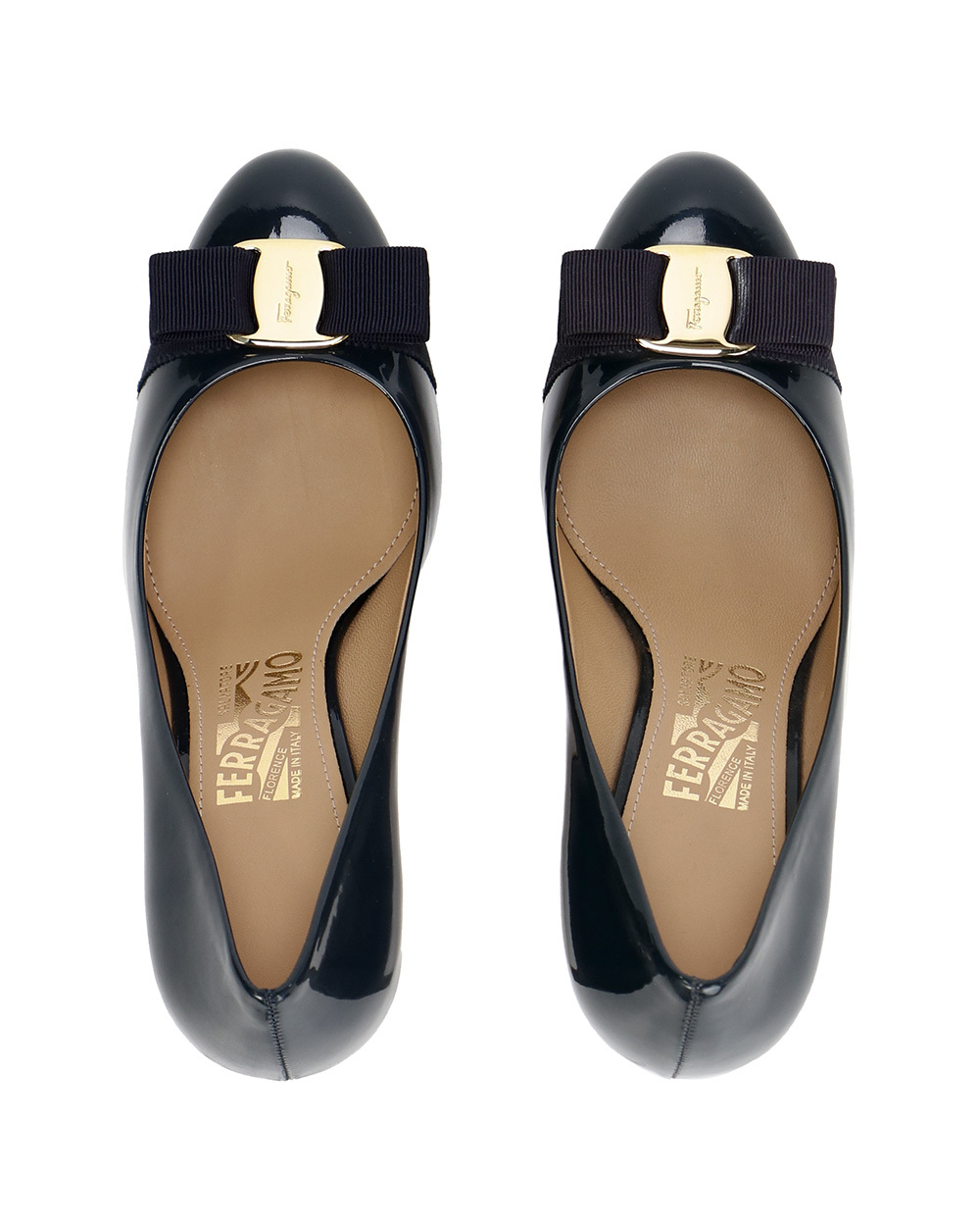 Ferragamo Shallow High-heeled Shoes In Black