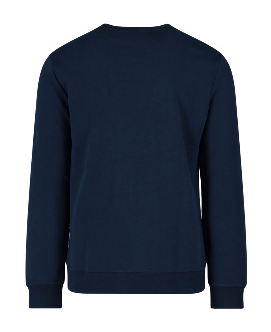 Apc Classic Cotton Sweatshirt With Iconic Logo And Fit In Black