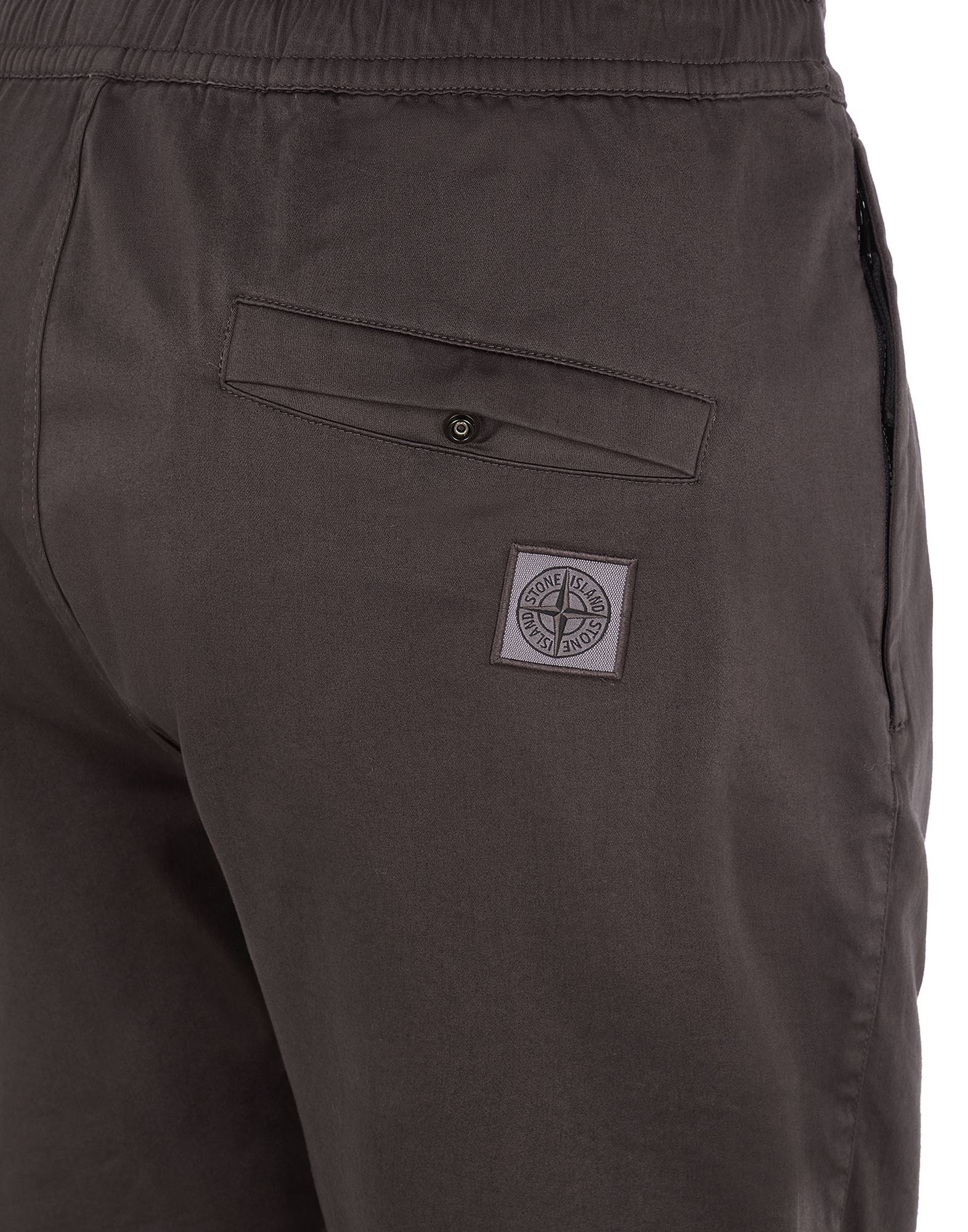 Stone Island Loose Waist Casual Pants In Gray
