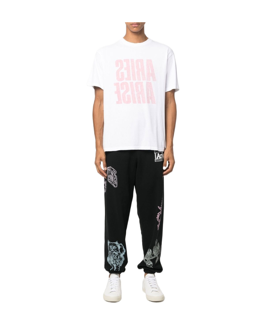 Aries Inside Out Graphic-print Relaxed-fit Cotton-jersey T-shirt In White