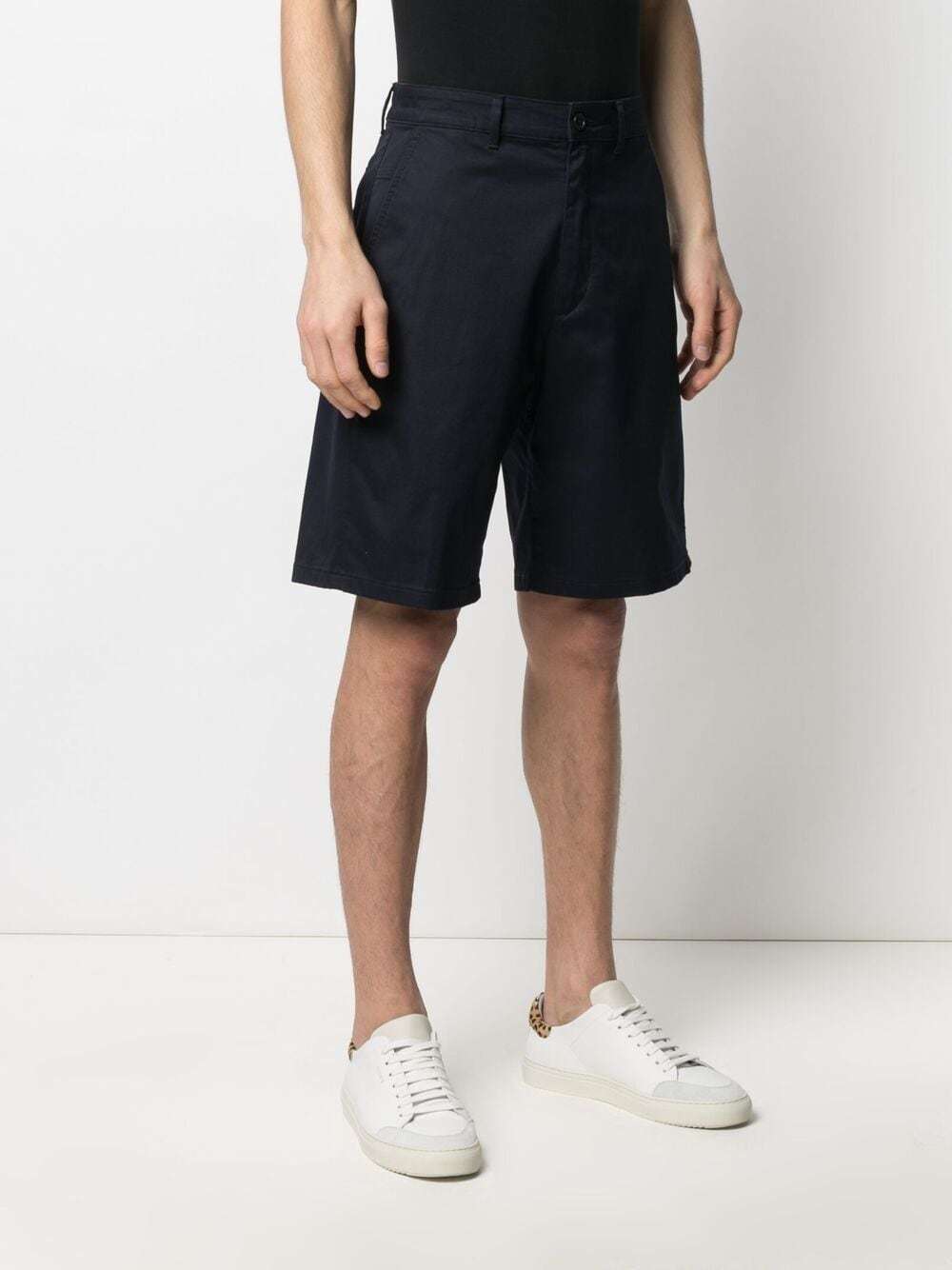 Department Five Logo-patch Shorts In Black