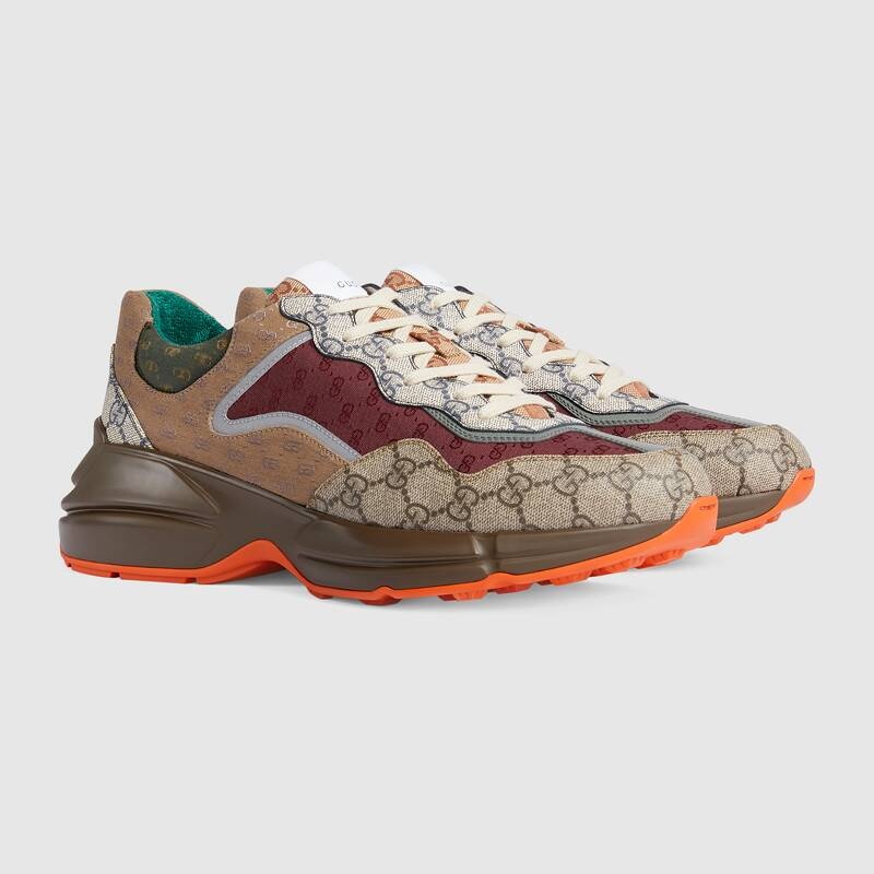 Gucci Gg Rhyton Low-top Sneakers In Multicolor