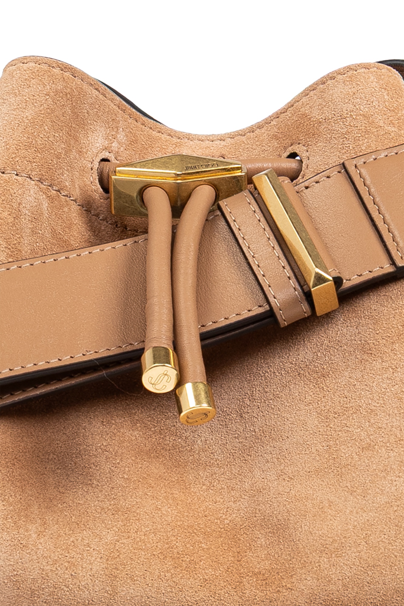 Jimmy Choo Medium Cinch Suede Shoulder Bag With Fringes