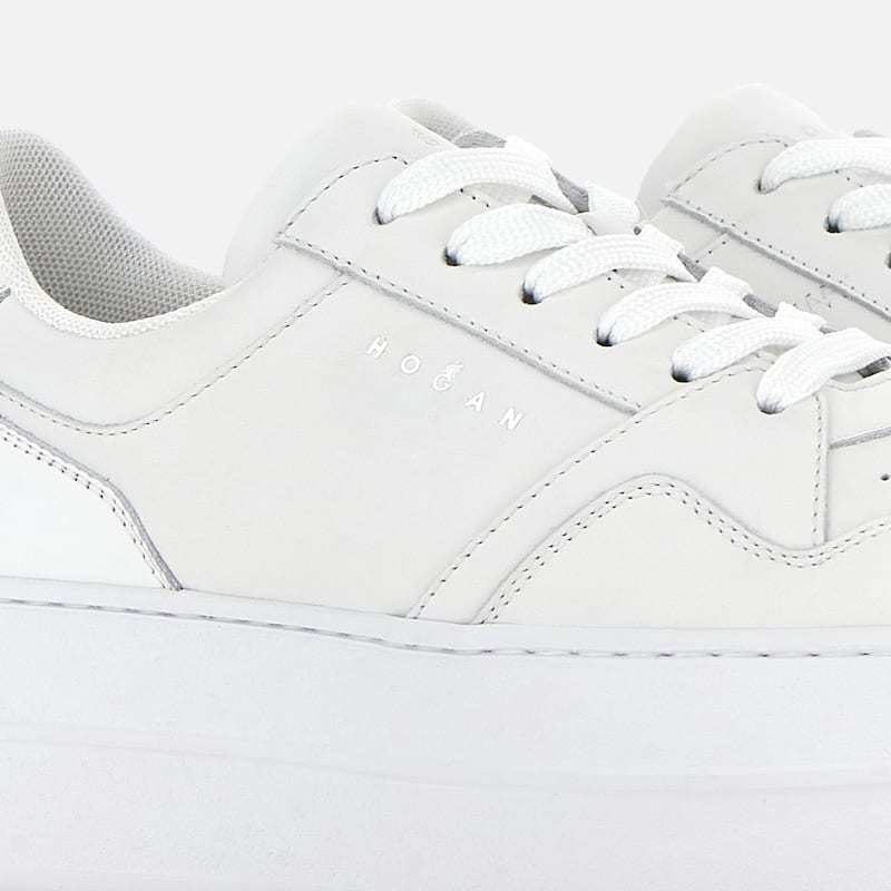 Hogan Platform Skyscraper Sneakers With In White