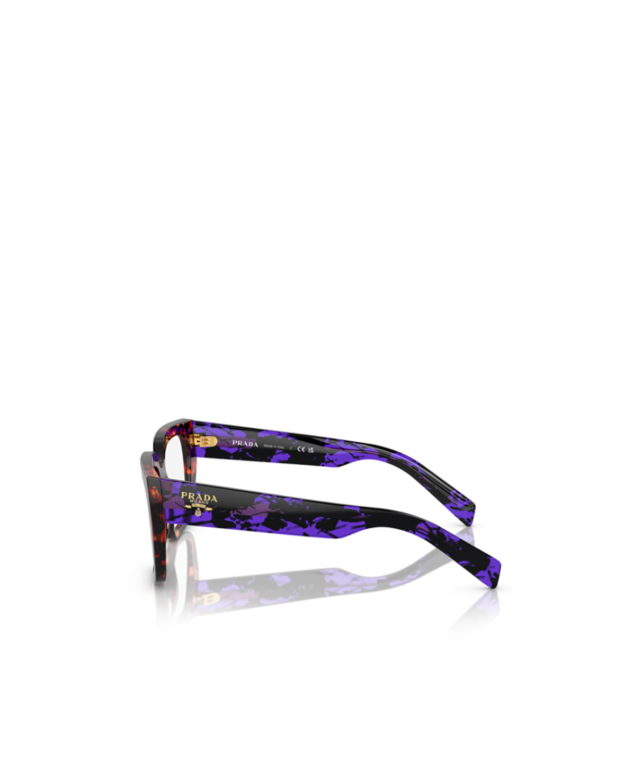 Prada Tortoiseshell Cat-eye Glasses In Black