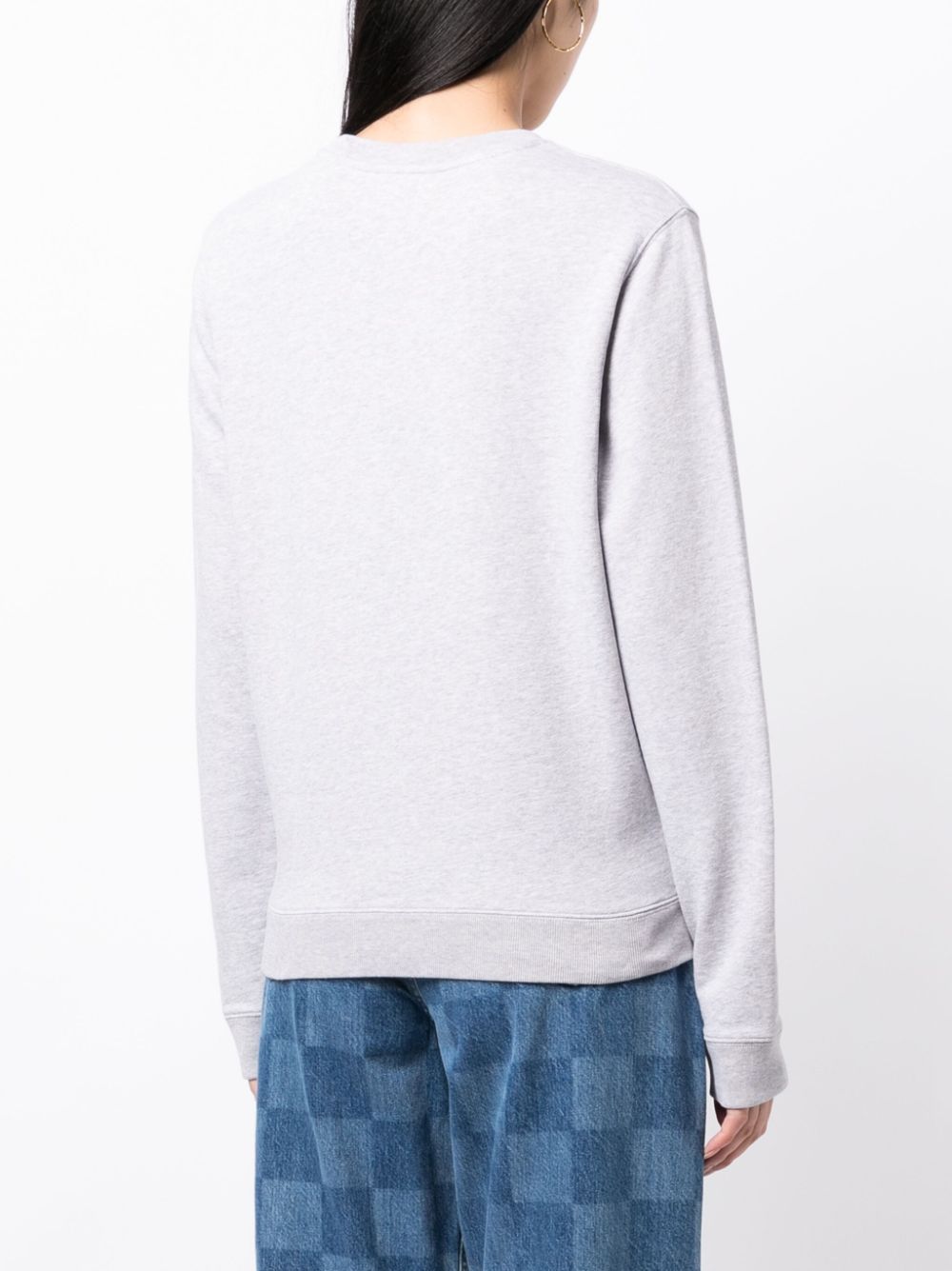 MAISON KITSUNÉ FOX-PRINT COTTON SWEATSHIRT
