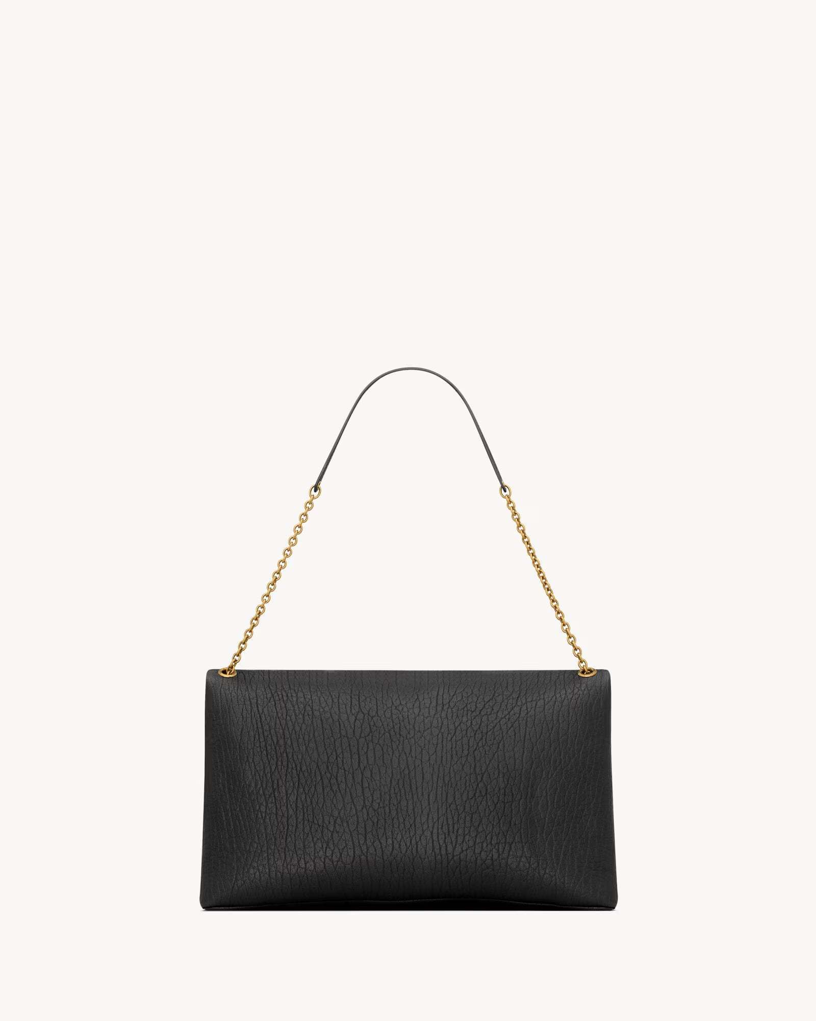 Saint Laurent Cassandre Shoulder Bag In Black