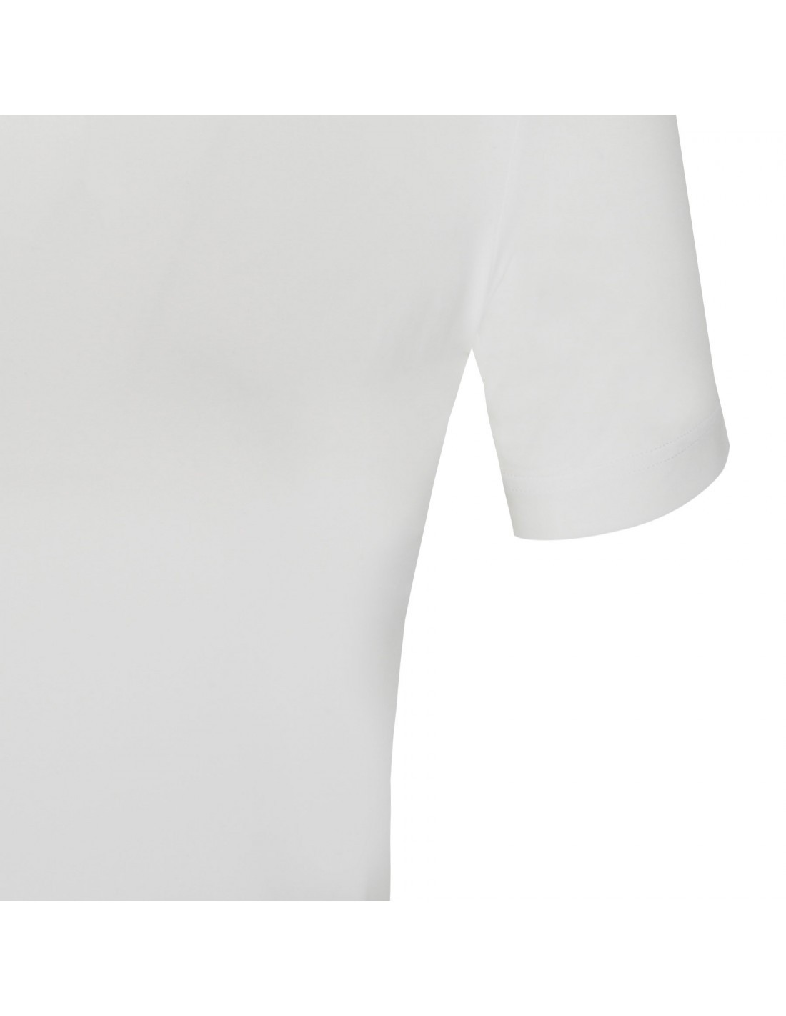 Shop Jil Sander Round-neck Stretch-design T-shirt In White