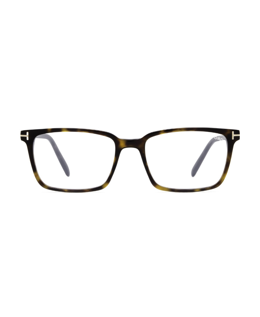 Tom Ford Ft5802 Rectangular Glasses In Black