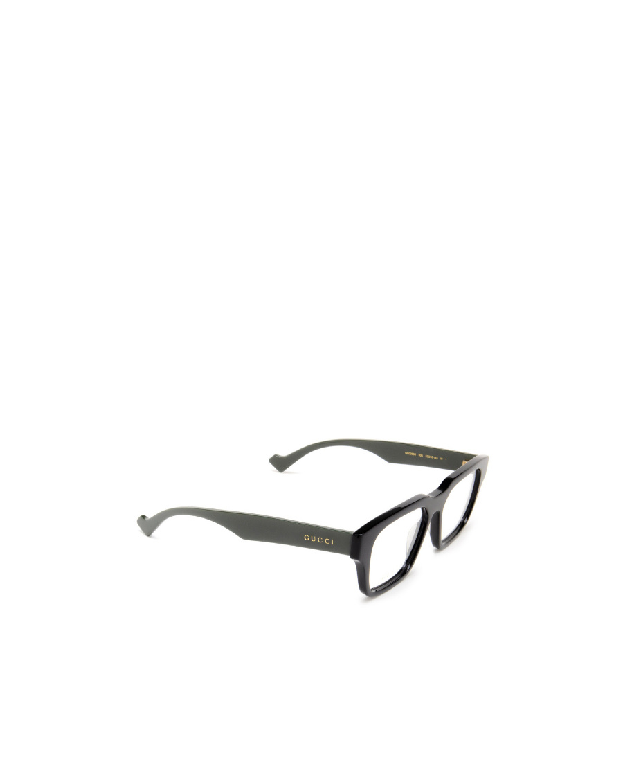 Gucci Colour-block Square Glasses In Black