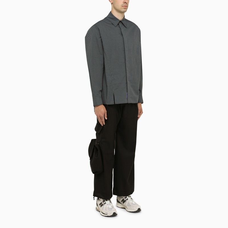 Ader Error Long-sleeved Shirt In Black