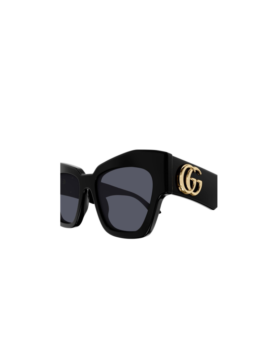 Gucci Eyewear Cat-eye Frame Sunglasses In Black