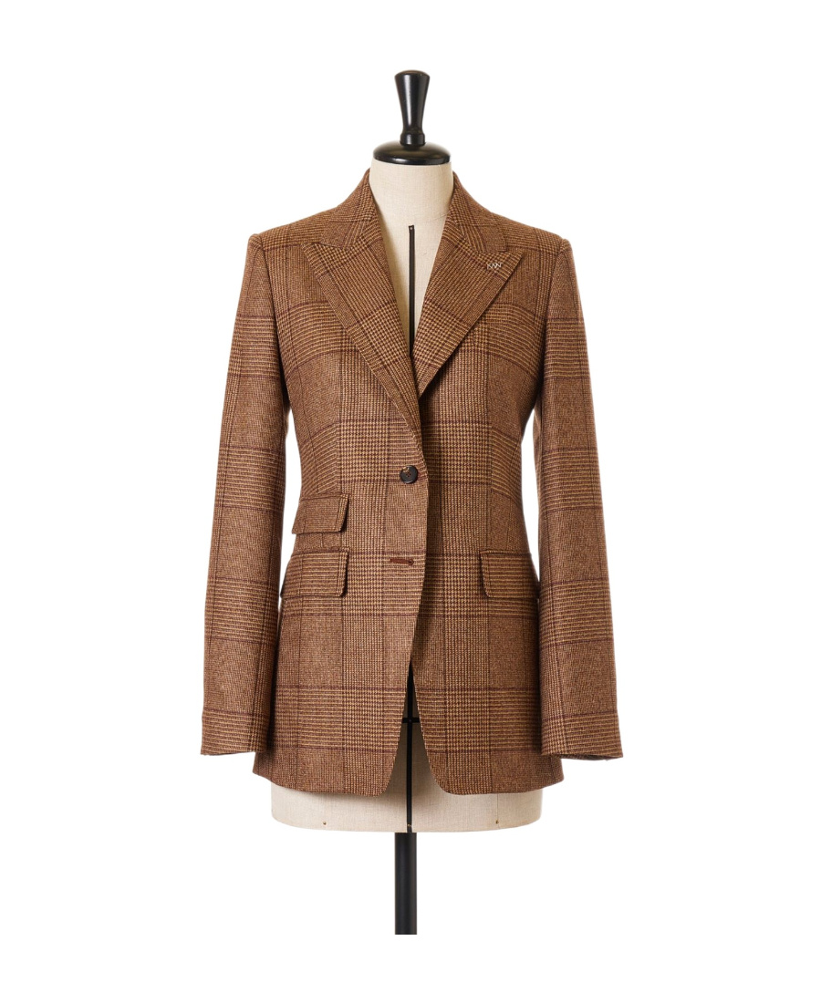 MAX MARA CASHMERE AND WOOL BUTTON SUIT JACKET
