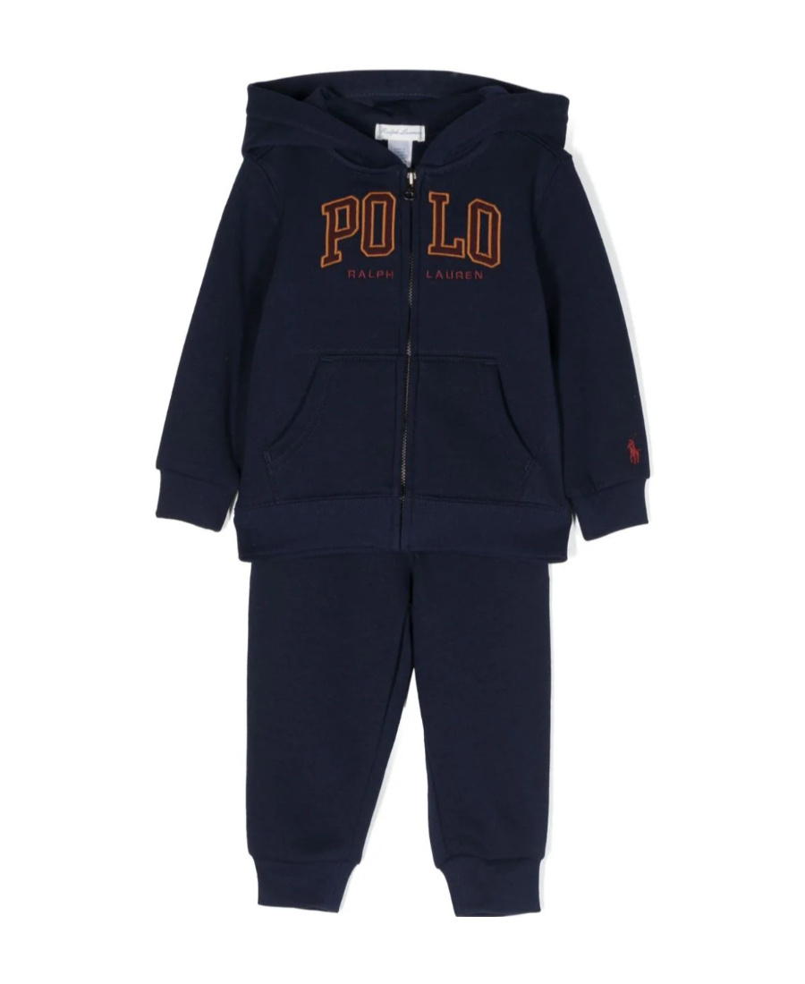 Polo Ralph Lauren Polo Pony-motif Tracksuit In Black