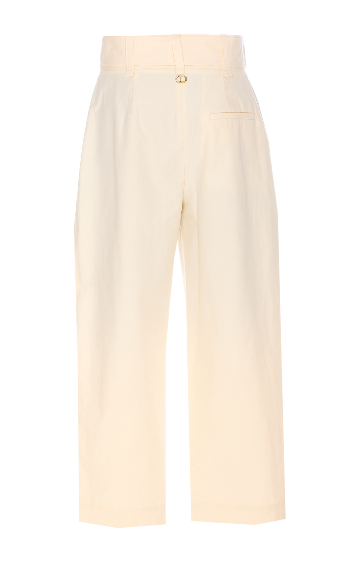 Twinset Belted Gabardine Trousers