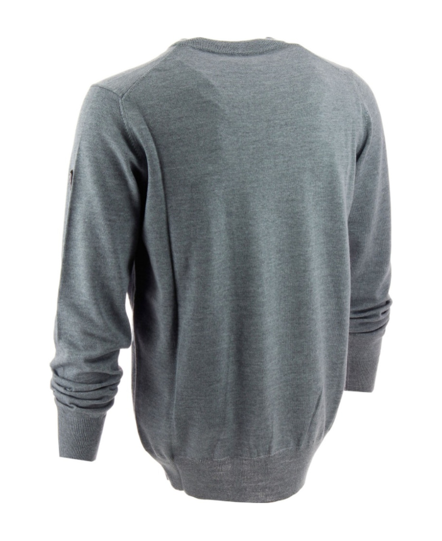 Ea7 Logo Detail Pullover In Gray
