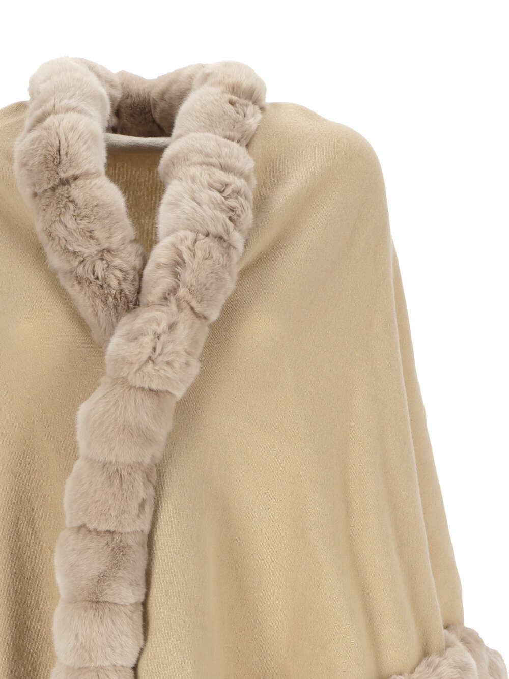 Loro Piana Rough Shawl In Nude
