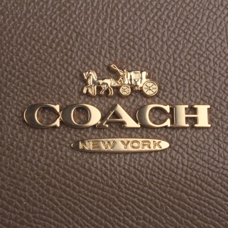 Coach Double Handle Shoulder Bag In Brown
