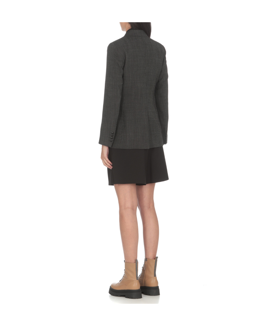Max Mara Single-breasted Suit Jacket In Black