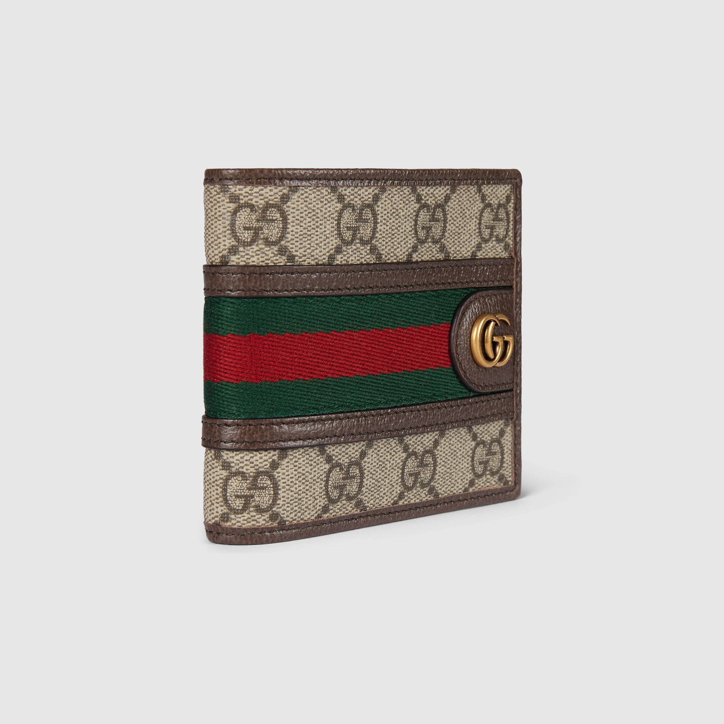 GUCCI GUCCI MONOGRAMMED BIFOLD WALLET