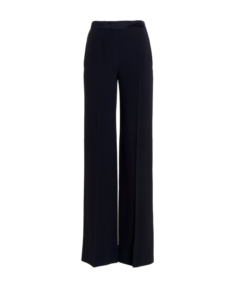 Ermanno Scervino Trousers Wide Leg Elastic Waistband In Black