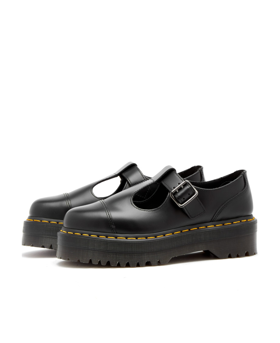 Dr. Martens' Logos With Thick Soles In Black
