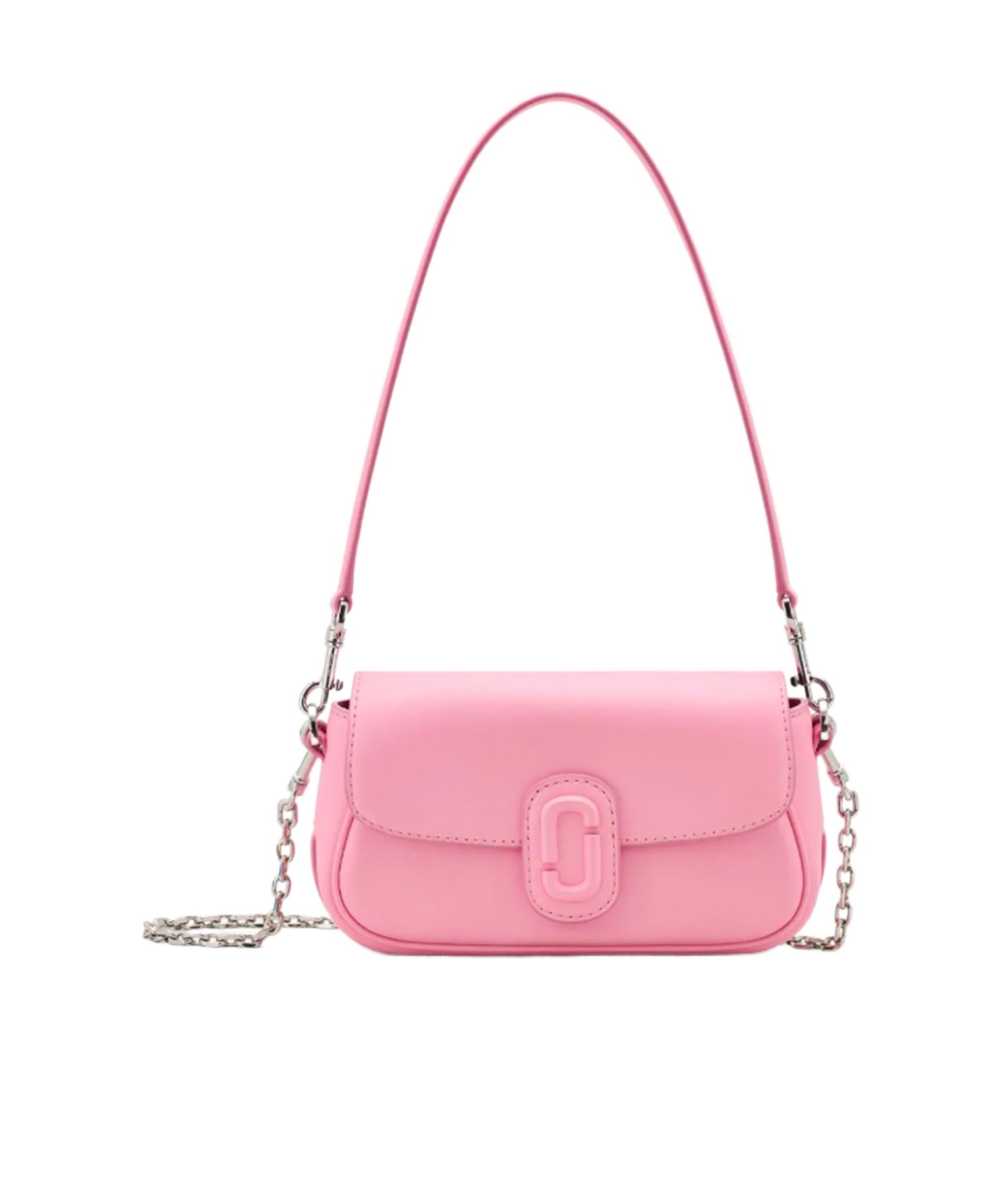 Marc Jacobs Womens Bow Pink The Clover Leather Shoulder Bag In Pink