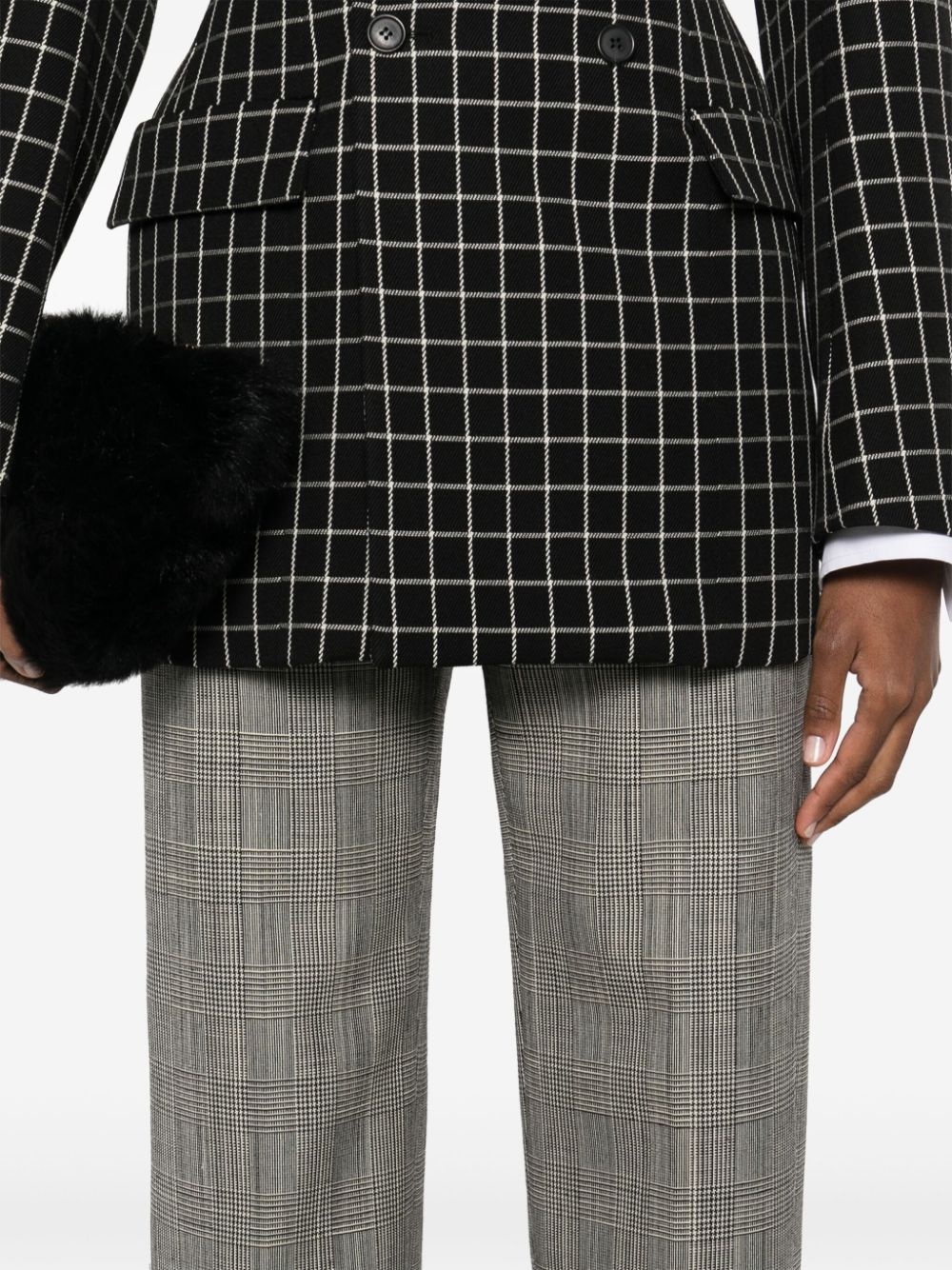 Shop Wardrobe.nyc Print Straight-leg Trousers
