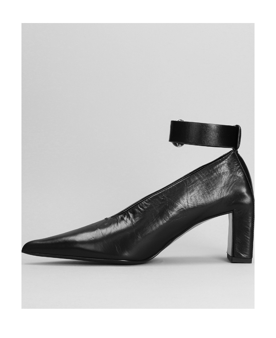 Jil Sander Woman Pumps Black Size 5 Soft Leather In Black
