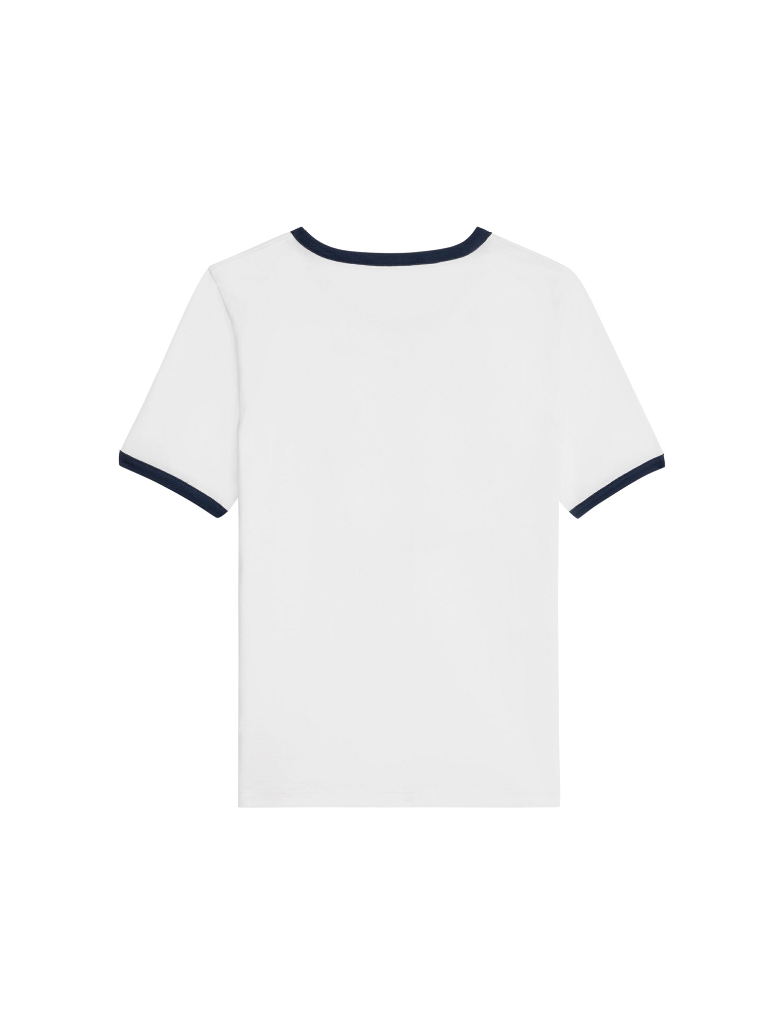 Celine Triumphant Heart Cotton Plain Knitted T-shirt In White