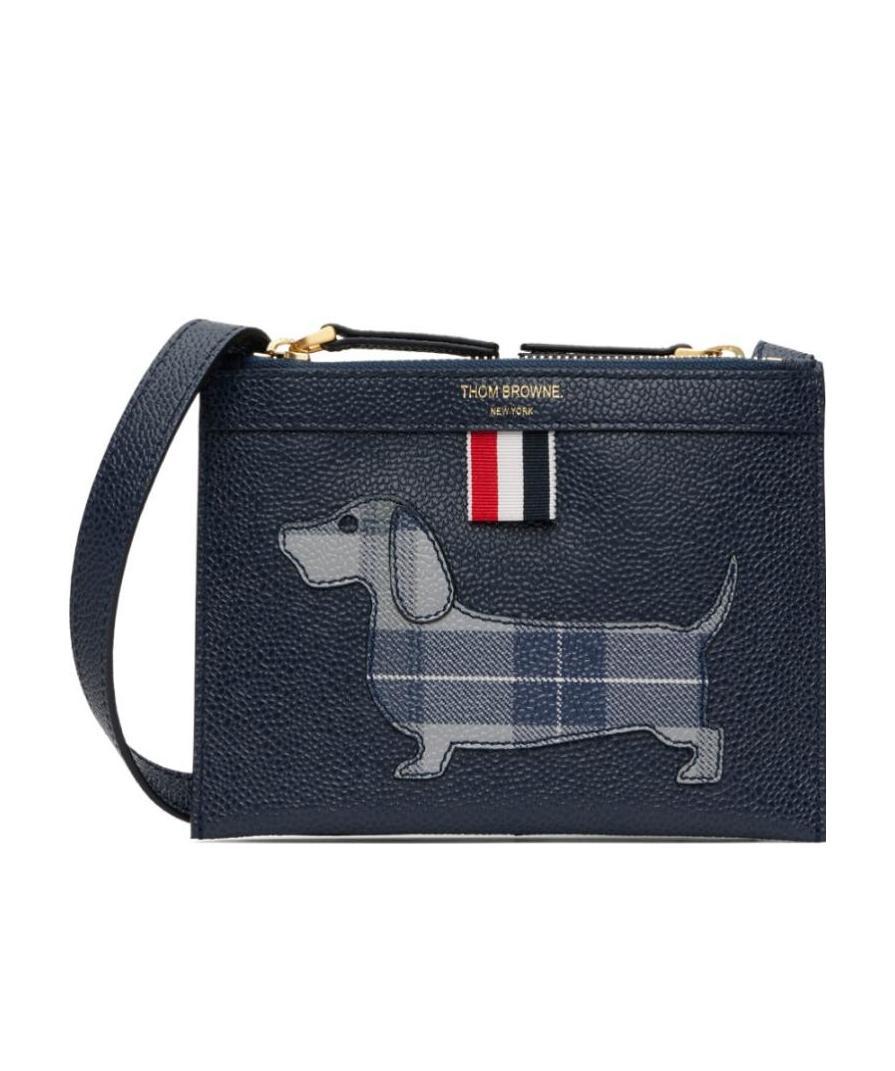 Shop Thom Browne Mini Shoulder Bag In Black