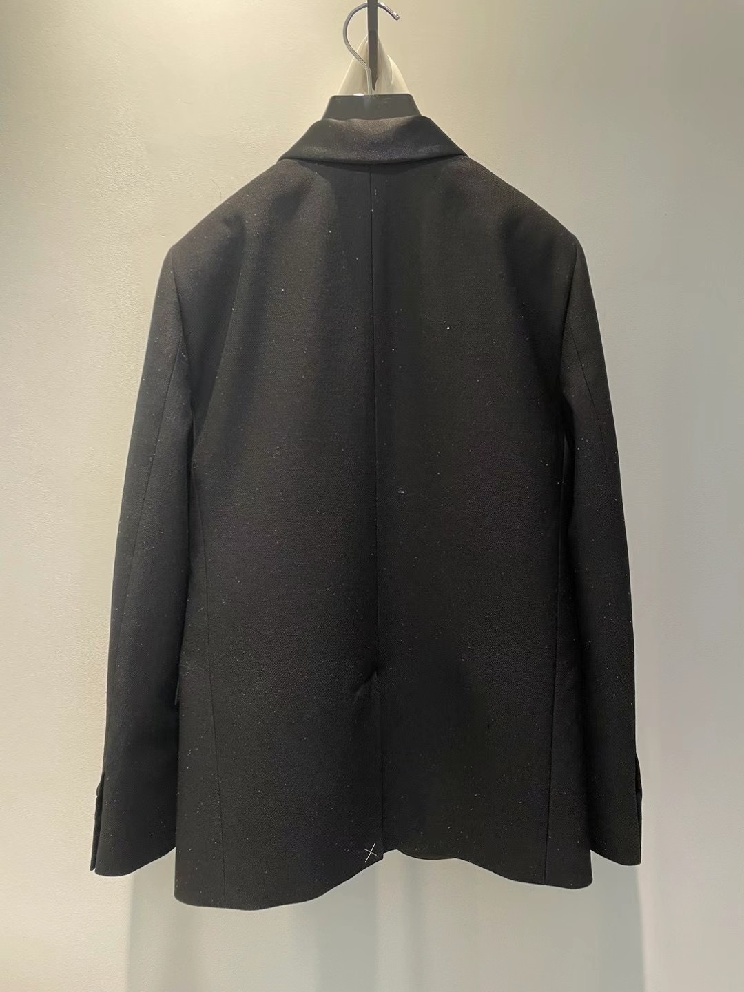 Celine Long Sleeved Suit Jacket In Black