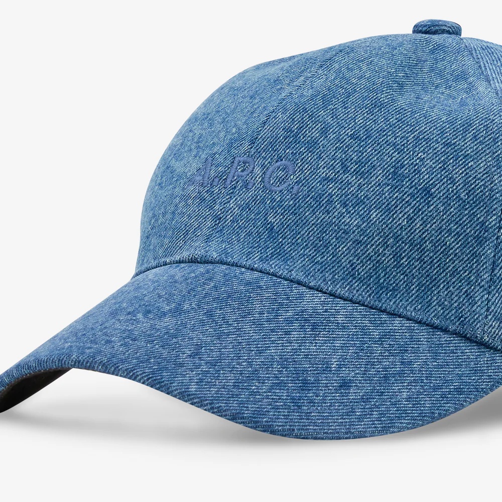 Apc Indigo Charlie Baseball Cap In Blue