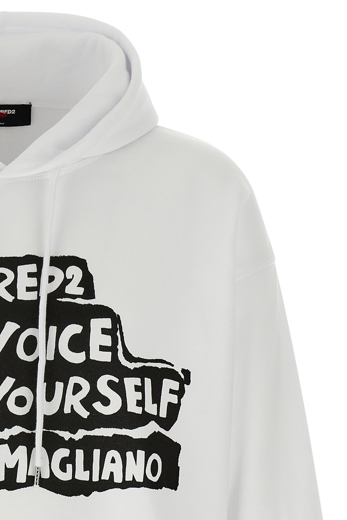 Dsquared2 Dsquared White Cotton Dsquared X Magliano Sweatshirt In White