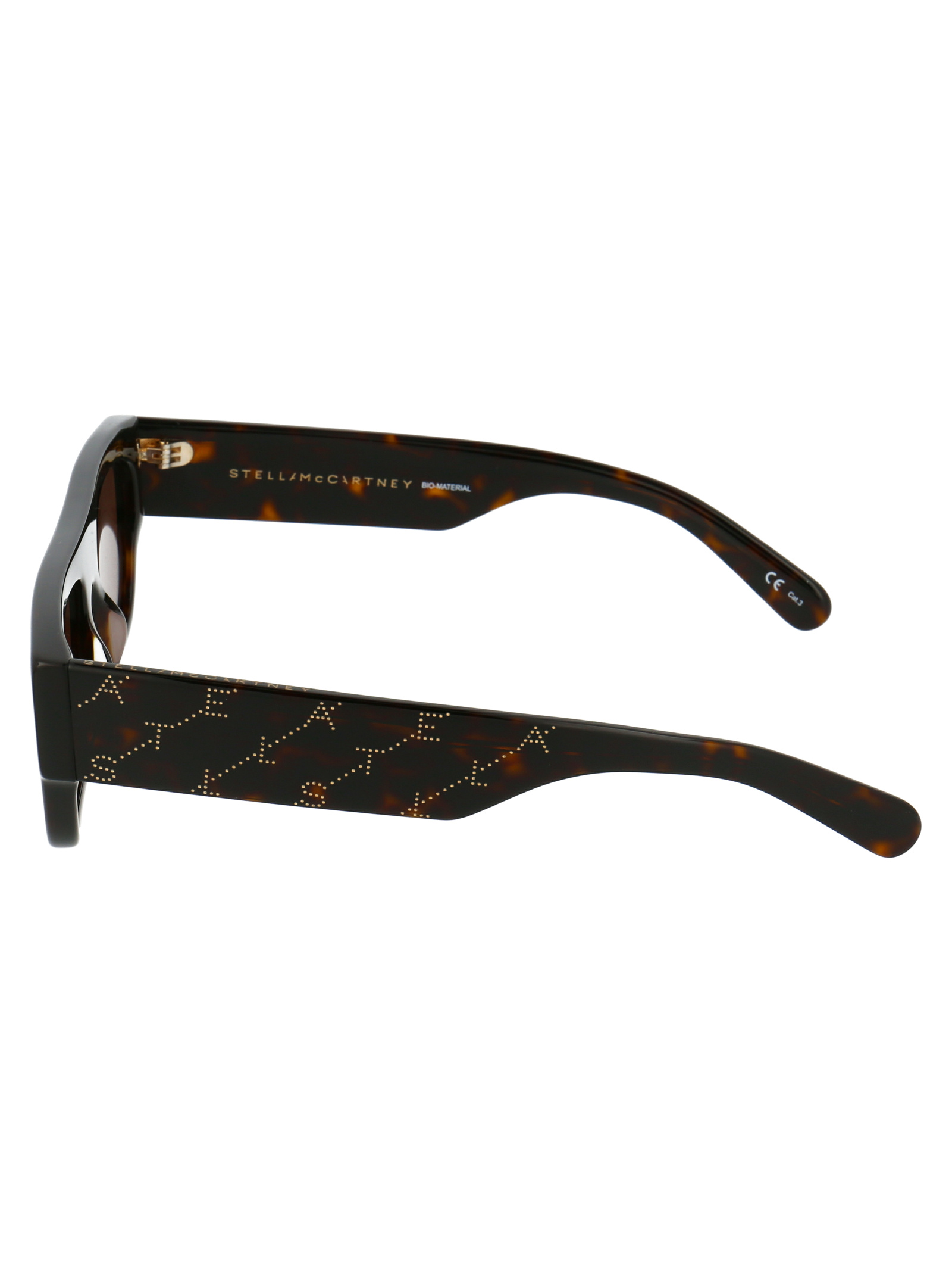 Stella Mccartney Rectangular-frame Sunglasses In Black
