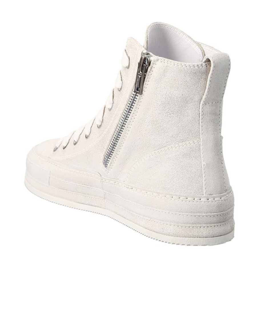 Ann Demeulemeester Tie High-top Casual Shoes In White