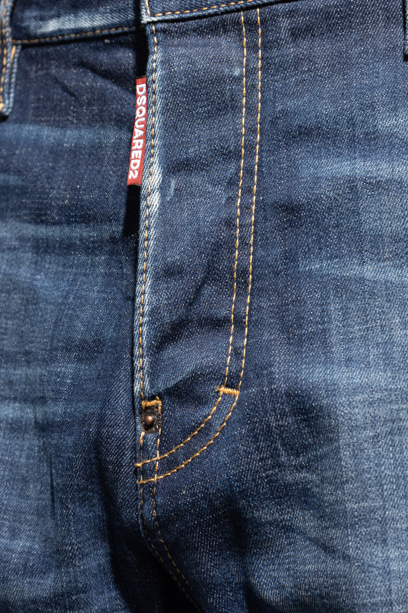 Dsquared2 Cool Guy Blue Jeans With Faded Effect In Denim Man In Blue