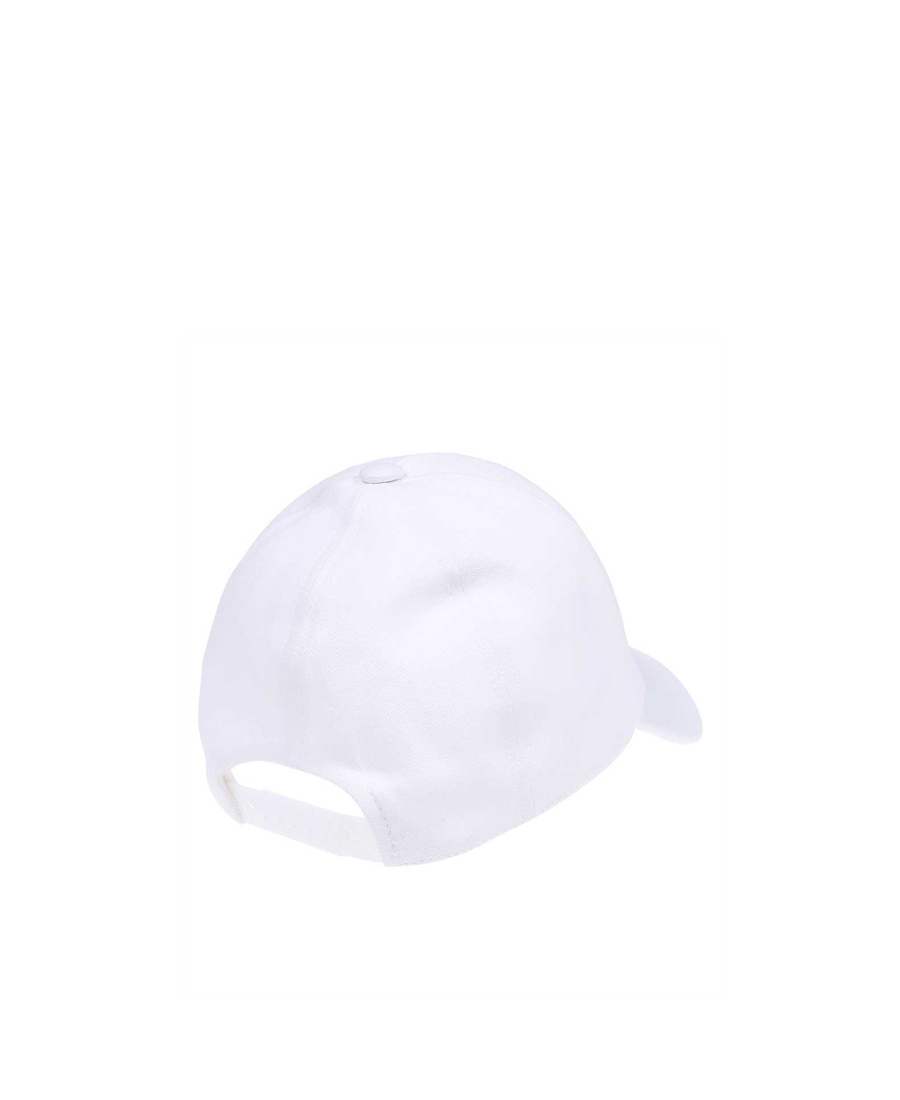 Courrèges Curved-peak Cotton Cap In White