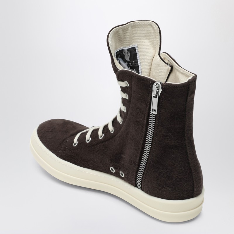Rick Owens Drkshdw Lace-up High-top Sneakers In Black