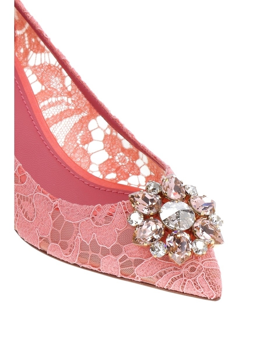 DOLCE & GABBANA BELLUCCI TAORMINA 70MM LACE PUMPS