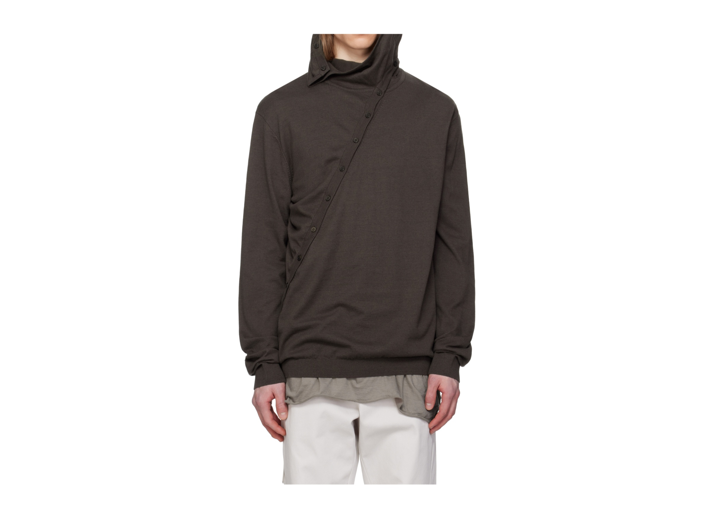 Post Archive Faction (paf) Knitted Hoodie