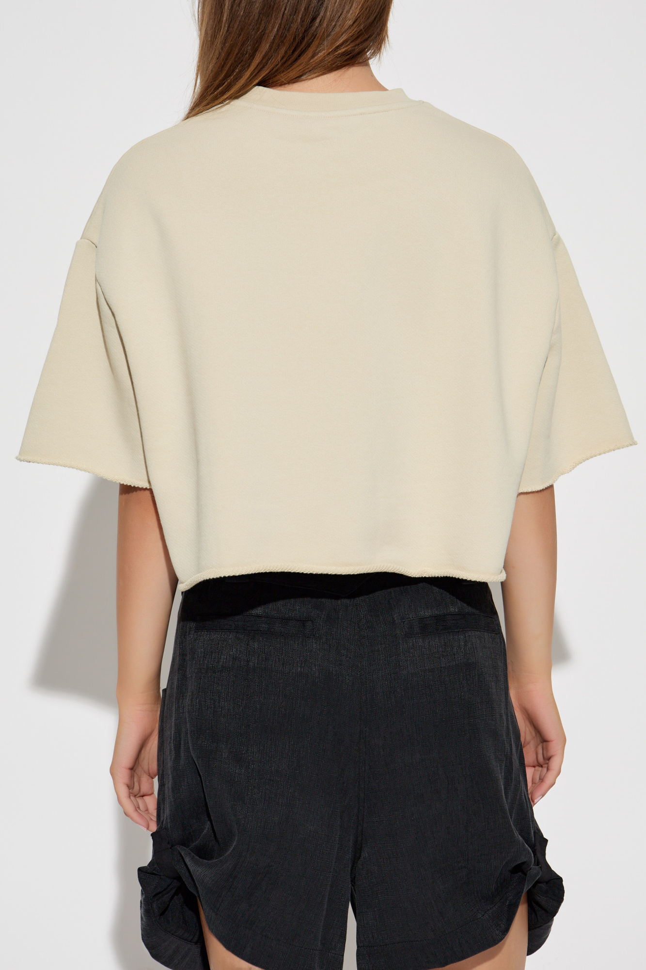 Shop Iro Round-neck Sweater In Nude