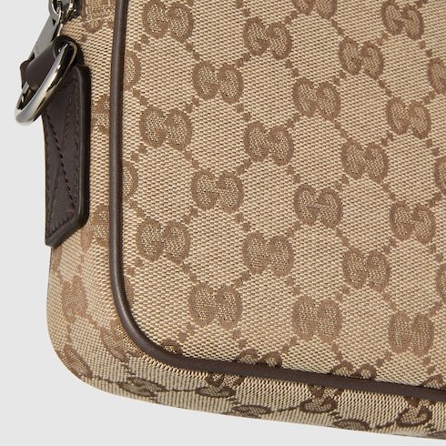Gucci Gg Canvas Small Crossbody Bag In Neutral