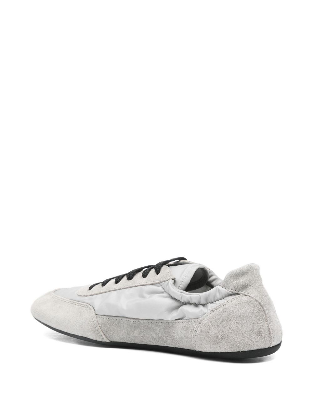 Prada Round-toe Low-top Casual Shoes In White