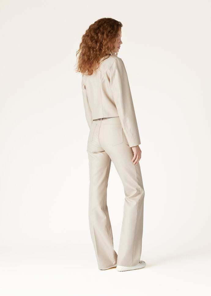 Loro Piana Thayer Straight-leg Trousers In Nude