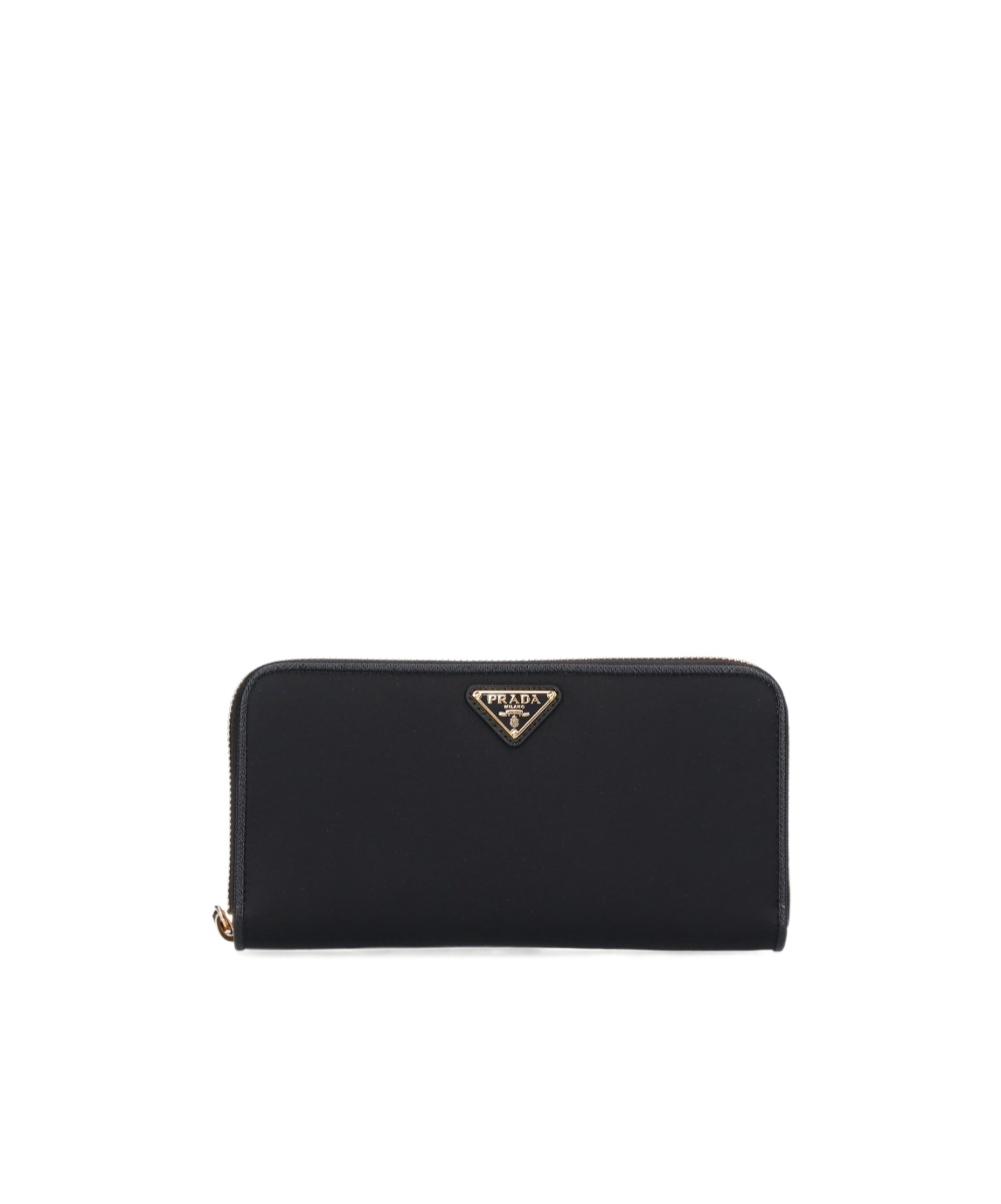 Prada Women Large Logo Wallet In Black