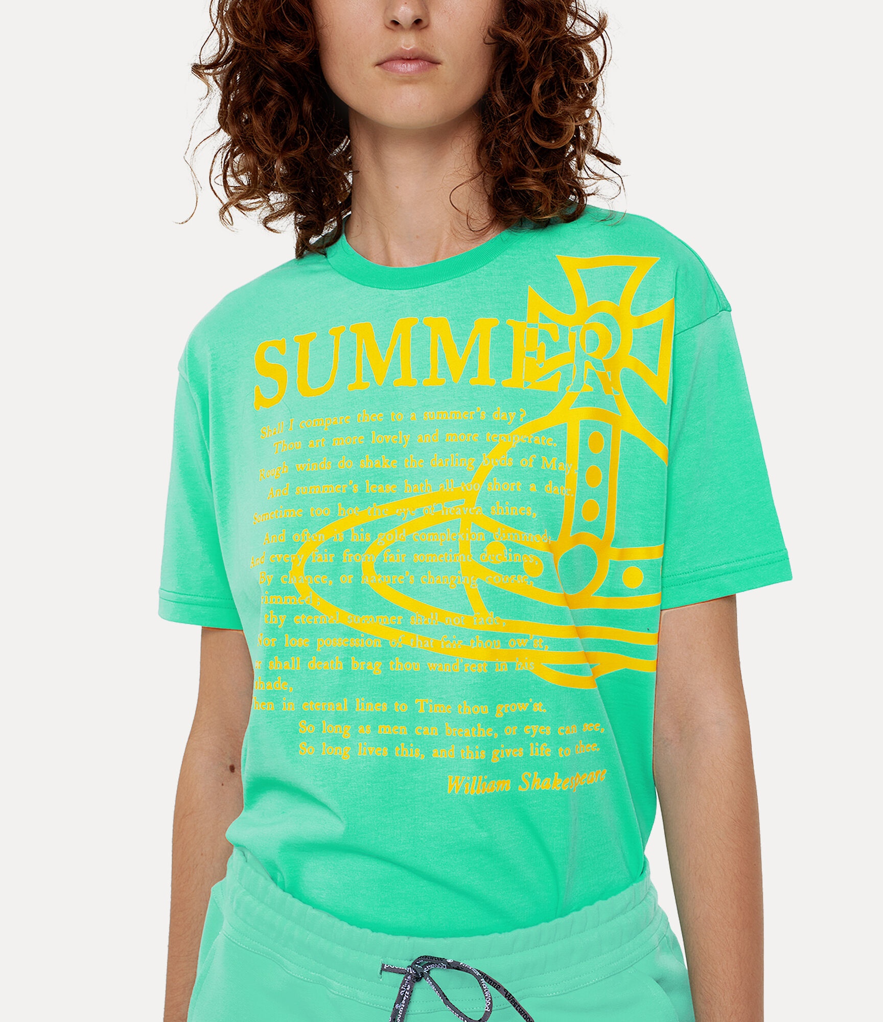 Vivienne Westwood Plain Knitted Short-sleeved T-shirt In Green