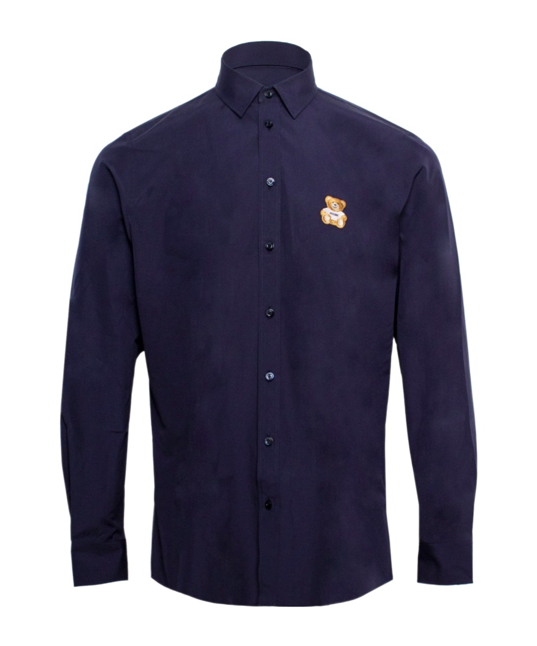Moschino Long-sleeved Shirt In Black
